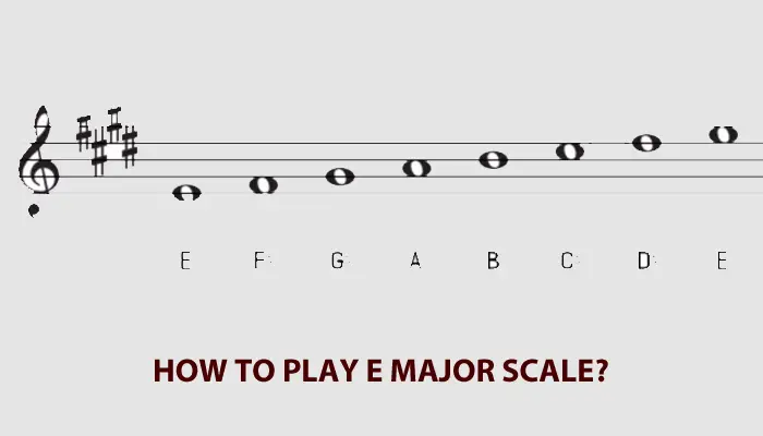 HOW TO PLAY E MAJOR SCALE