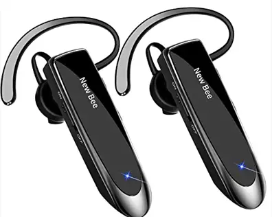 [2 Pack] Bluetooth Earpiece Wireless Handsfree Headset