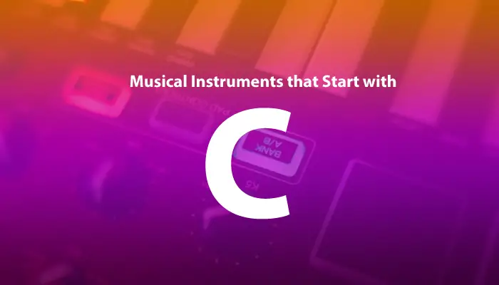 musical instruments that start with C