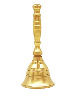 Shubhkart Solid Brass Hand Bell