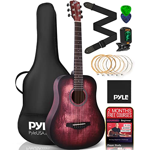 Pyle Acoustic Guitar Bundle