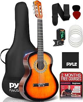 Pyle Beginner Acoustic Guitar Kit