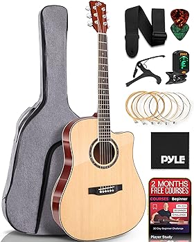 Pyle Full Size Acoustic Guitar Kit