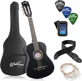 Ashthorpe 30-inch Beginner Acoustic Guitar Package