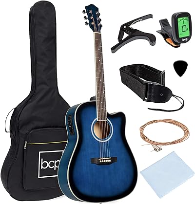 Best Choice Products Acoustic Electric Guitar Starter Set