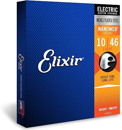 Elixir Strings - Nickel Plated Steel Electric Guitar Strings with NANOWEB Coating