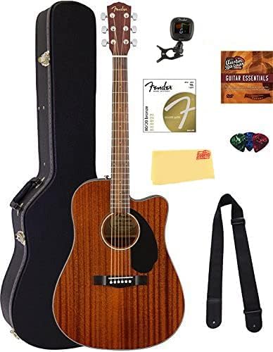 Fender CD-60SCE Solid Top Dreadnought Acoustic