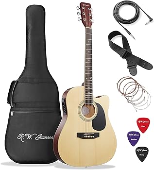 R.W. Jameson Full-Size Acoustic-Electric Guitar