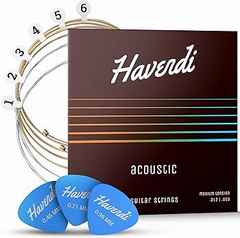 HAVENDI® Quality Steel Strings for Acoustic Guitar