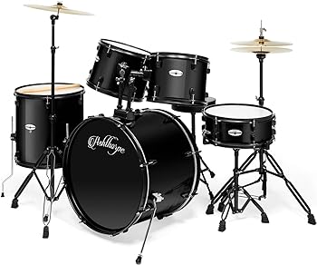 Ashthorpe 5-Piece Complete Full Size Adult Drum Set