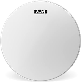 4. Evans Drum Heads - Hydraulic Red Tom Drumhead, 15 Inch, White