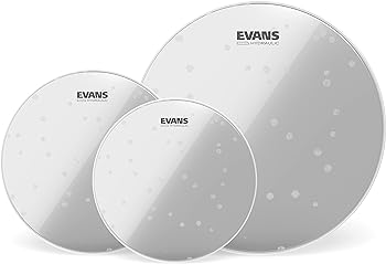 Evans Drum Heads - Hydraulic Glass Tompack, Fusion (10 inch, 12 inch, 14 inch)