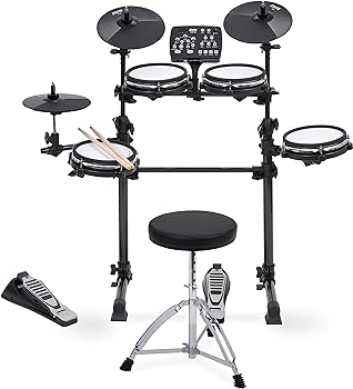 LyxJam 7-Piece Electronic Drum Kit Set