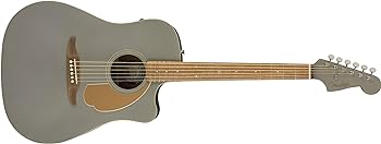 Fender Redondo Player Acoustic Guitar - Slate Satin