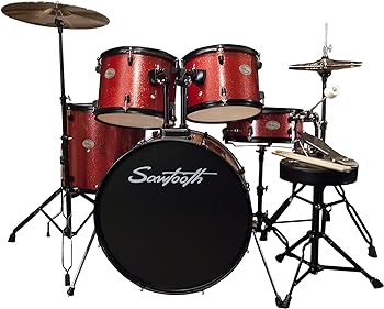 Rise by Sawtooth Full Size 5-Piece Student Drum Set